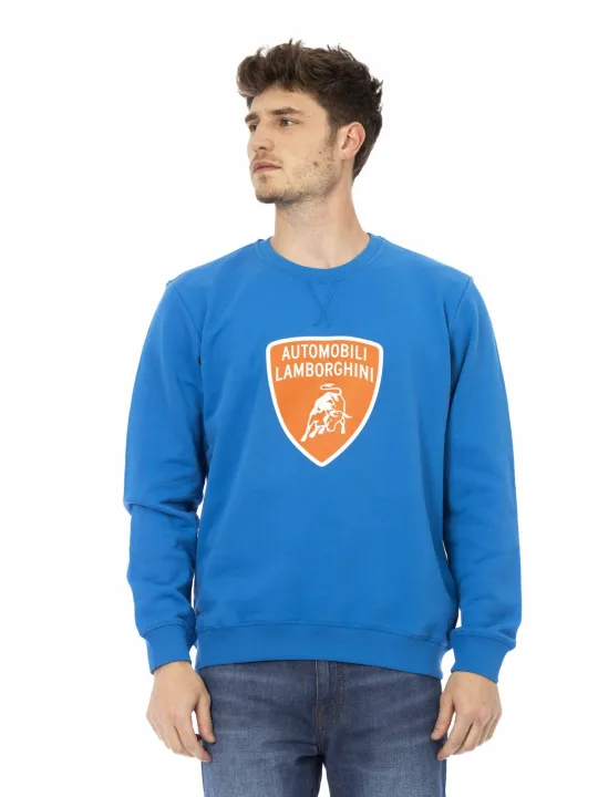 Lamborghini Sweatshirt blaues Automobil Logo
