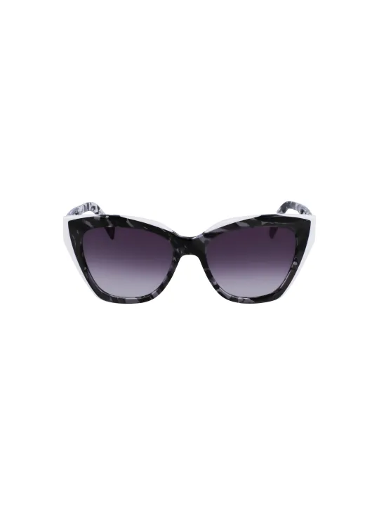 "Liu Jo Sonnenbrillen im Sale | Acetatrahmen Sonnenbrille Quadratisch Schwarz 53mm  online kaufen"|Planet-Deluxe