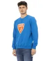 Lamborghini Logo Sweatshirt Himmelblau Herren