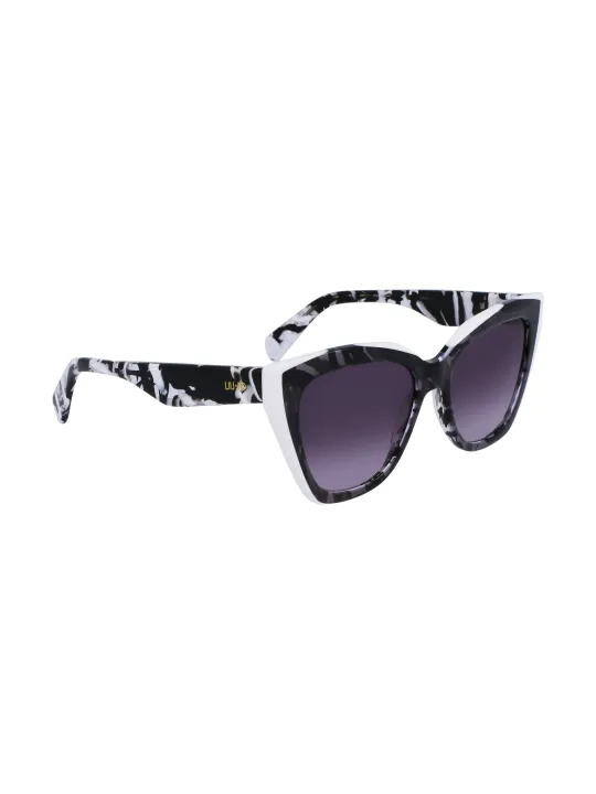 "Liu Jo Sonnenbrillen im Sale | Acetatrahmen Sonnenbrille Quadratisch Schwarz 53mm  online kaufen"|Planet-Deluxe
