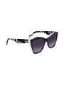 "Liu Jo Sonnenbrillen im Sale | Acetatrahmen Sonnenbrille Quadratisch Schwarz 53mm  online kaufen"|Planet-Deluxe