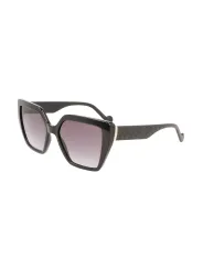 "Liu Jo Sonnenbrillen im Sale | Schwarz Quadrat Sonnenbrille 55mm Kunststoffrahmen online kaufen"|Planet-Deluxe