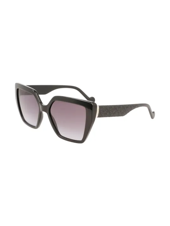 "Liu Jo Sonnenbrillen im Sale | Schwarz Quadrat Sonnenbrille 55mm Kunststoffrahmen online kaufen"|Planet-Deluxe