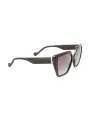 "Liu Jo Sonnenbrillen im Sale | Schwarz Quadrat Sonnenbrille 55mm Kunststoffrahmen online kaufen"|Planet-Deluxe