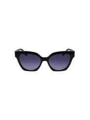 "Liu Jo Sonnenbrillen im Sale | Runde Sonnenbrille Schwarz Kunststoff 55mm online kaufen"|Planet-Deluxe