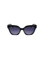 "Liu Jo Sonnenbrillen im Sale | Runde Sonnenbrille Schwarz Kunststoff 55mm online kaufen"|Planet-Deluxe