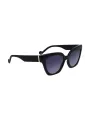 "Liu Jo Sonnenbrillen im Sale | Runde Sonnenbrille Schwarz Kunststoff 55mm online kaufen"|Planet-Deluxe