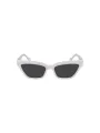 "Liu Jo Sonnenbrillen im Sale | Graue Rechteck-Sonnenbrille mit Kontrastdetails und Spritzkunststoffrahmen online kaufen"|Planet-Deluxe