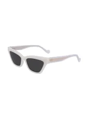 "Liu Jo Sonnenbrillen im Sale | Graue Rechteck-Sonnenbrille mit Kontrastdetails und Spritzkunststoffrahmen online kaufen"|Planet-Deluxe