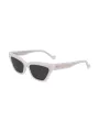 "Liu Jo Sonnenbrillen im Sale | Graue Rechteck-Sonnenbrille mit Kontrastdetails und Spritzkunststoffrahmen online kaufen"|Planet-Deluxe