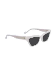 "Liu Jo Sonnenbrillen im Sale | Graue Rechteck-Sonnenbrille mit Kontrastdetails und Spritzkunststoffrahmen online kaufen"|Planet-Deluxe