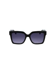 "Liu Jo Sonnenbrillen im Sale | Quadratische Sonnenbrille Schwarz Acetat Kontrast 53mm online kaufen"|Planet-Deluxe