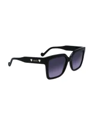 "Liu Jo Sonnenbrillen im Sale | Quadratische Sonnenbrille Schwarz Acetat Kontrast 53mm online kaufen"|Planet-Deluxe