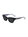"Liu Jo Sonnenbrillen im Sale | Kontrast Sonnenbrille Rechteckig Spritzkunststoff Schwarz 52mm  online kaufen"|Planet-Deluxe