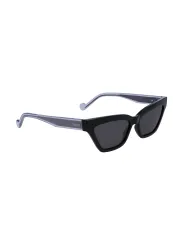 "Liu Jo Sonnenbrillen im Sale | Kontrast Sonnenbrille Rechteckig Spritzkunststoff Schwarz 52mm  online kaufen"|Planet-Deluxe