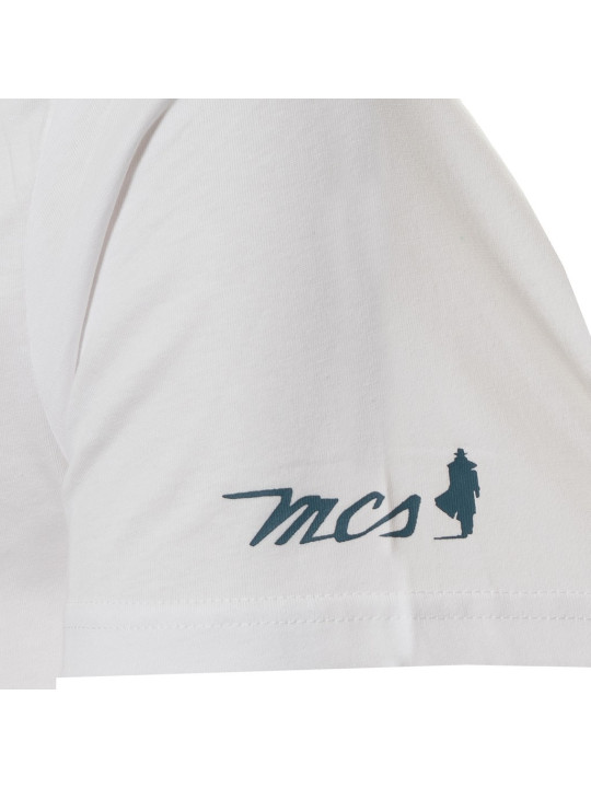 Weißes MCS T-Shirt mit Logo