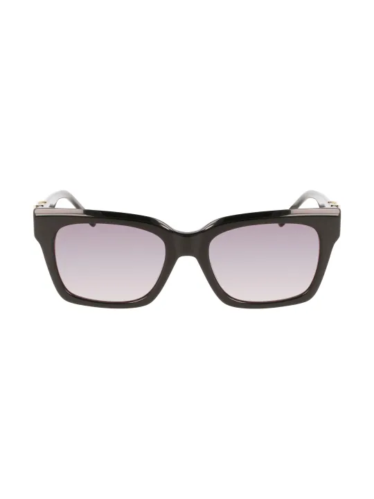 "Liu Jo Sonnenbrillen im Sale | Rechteckige Sonnenbrille mit Kontrastdetails online kaufen"|Planet-Deluxe
