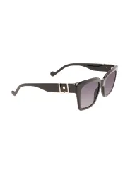 "Liu Jo Sonnenbrillen im Sale | Rechteckige Sonnenbrille mit Kontrastdetails online kaufen"|Planet-Deluxe