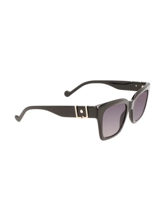 "Liu Jo Sonnenbrillen im Sale | Rechteckige Sonnenbrille mit Kontrastdetails online kaufen"|Planet-Deluxe