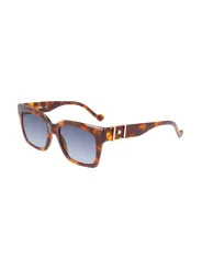 "Liu Jo Sonnenbrillen im Sale | Blaue Rechteckbrille Acetat Kontrast 52mm online kaufen"|Planet-Deluxe
