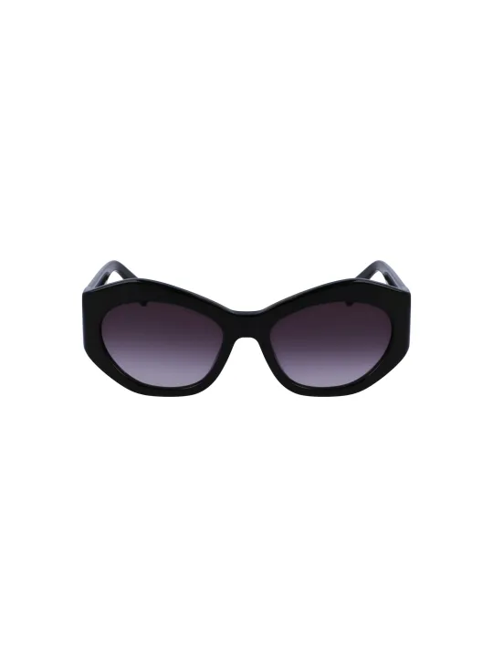 "Liu Jo Sonnenbrillen im Sale | Acetat-Sonnenbrille mit Teardrop-Glas und Kontrastdetails online kaufen"|Planet-Deluxe