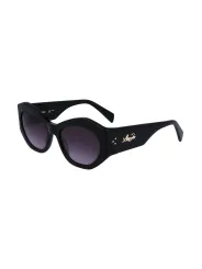 "Liu Jo Sonnenbrillen im Sale | Acetat-Sonnenbrille mit Teardrop-Glas und Kontrastdetails online kaufen"|Planet-Deluxe