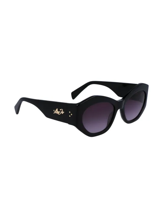 "Liu Jo Sonnenbrillen im Sale | Acetat-Sonnenbrille mit Teardrop-Glas und Kontrastdetails online kaufen"|Planet-Deluxe