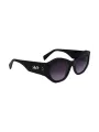 "Liu Jo Sonnenbrillen im Sale | Acetat-Sonnenbrille mit Teardrop-Glas und Kontrastdetails online kaufen"|Planet-Deluxe