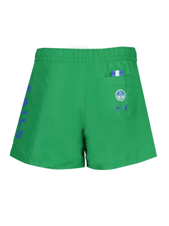 "North Sails Badehosen im Sale | "North Sails Schwimmboxer mit Taschen und Logo-Print aus Bio-Baumwolle für Jungen" online kaufen"|Planet-Deluxe