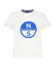 "North Sails T-Shirts im Sale | North Sails Bio-Baumwolle T-Shirt für Jungen mit Logo-Aufdruck online kaufen"|Planet-Deluxe