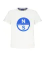 "North Sails T-Shirts im Sale | North Sails Bio-Baumwolle T-Shirt für Jungen mit Logo-Aufdruck online kaufen"|Planet-Deluxe