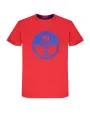 "North Sails T-Shirts im Sale | North Sails Kurzärmeliges Rundhalsausschnitt T-Shirt mit Logo Aufdruck für Jungen aus Bio-Baumwolle online kaufen"|Planet-Deluxe