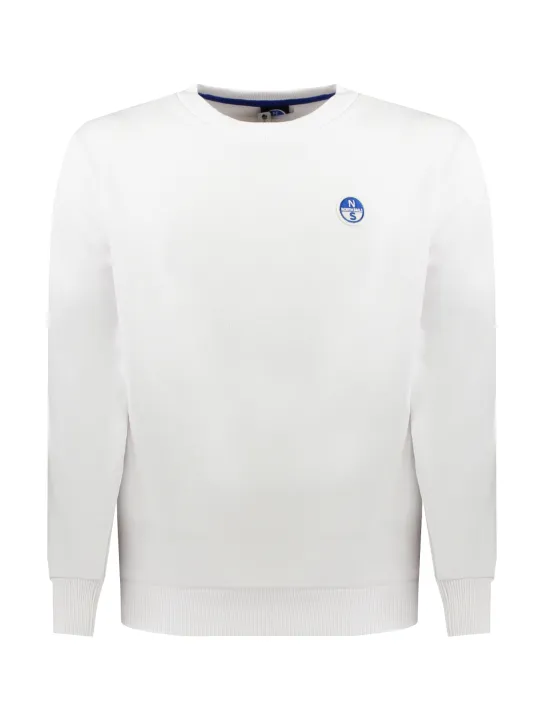 "North Sails Startseite im Sale | NORTH SAILS SWEATSHIRT OHNE REISSVERSCHLUSS FÜR KINDER WEISS online kaufen"|Planet-Deluxe