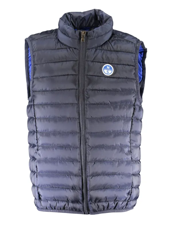 "North Sails Jacken im Sale | North Sails Ärmellose Jacke für Jungen mit 4 Taschen und Logo aus recycelten Kunststoffflaschen online kaufen"|Planet-Deluxe