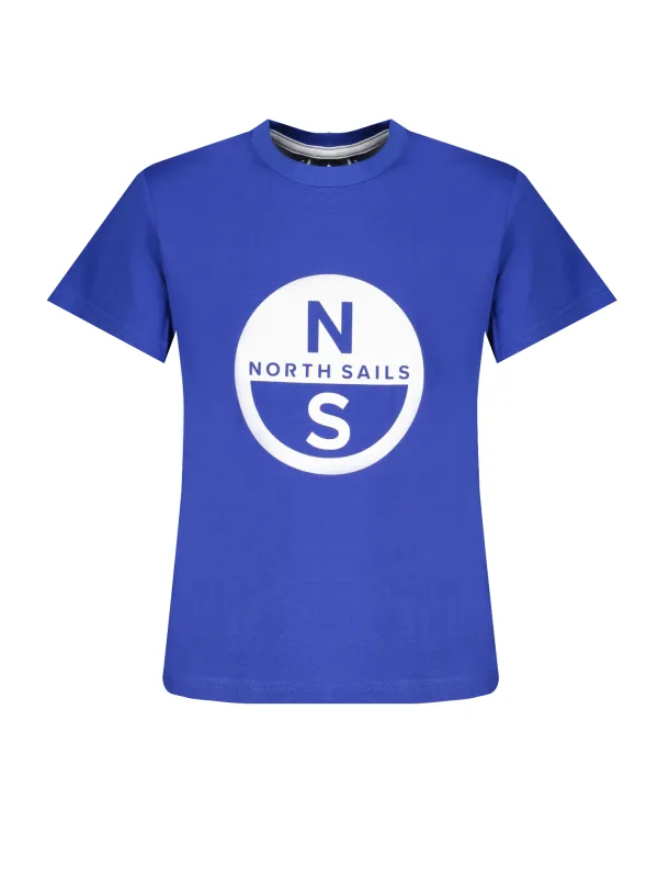 "North Sails T-Shirts im Sale | North Sails Kurzärmeliges T-Shirt mit Rundhalsausschnitt und Logo für Jungen aus Bio-Baumwolle online kaufen"|Planet-Deluxe