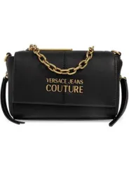 Schwarze Versace Jeans Schultertasche Gold