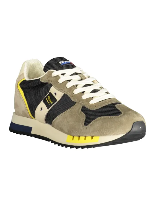 "Blauer Sneakers im Sale | Blauer Sneakers mit Kontrastdetails und Logo  online kaufen"|Planet-Deluxe