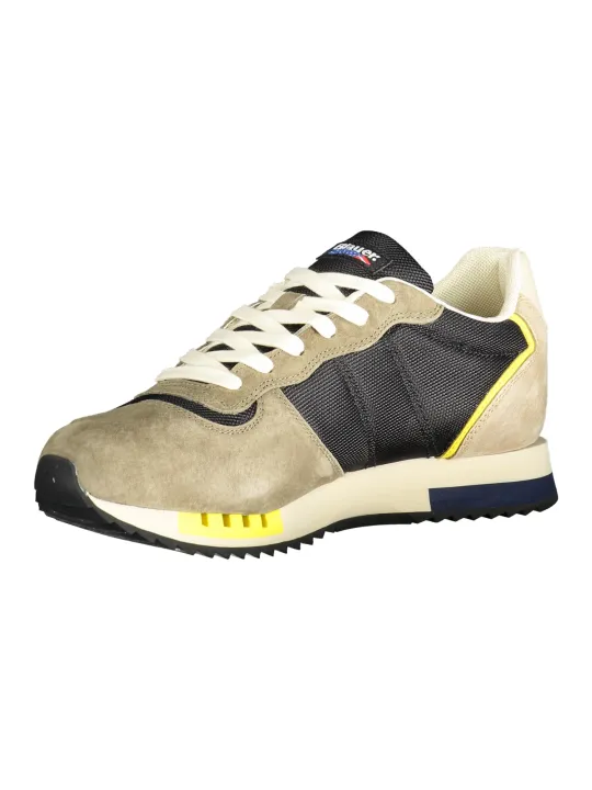 "Blauer Sneakers im Sale | Blauer Sneakers mit Kontrastdetails und Logo  online kaufen"|Planet-Deluxe