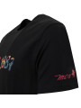 Schwarzes T-Shirt mit Regenbogen-Grafik