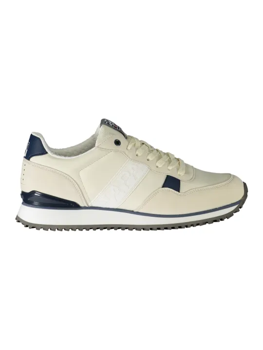 "Napapijri Kontrastsneaker - Stilvoll mit Logo & Schnürung"