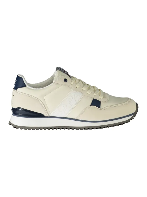 "Napapijri Kontrastsneaker - Stilvoll mit Logo & Schnürung"