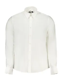 Langarmhemd Regular Fit Italienkragen Bio-Baumwolle