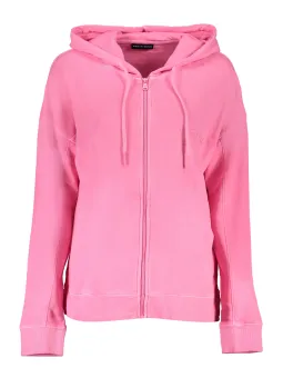 "Bio-Kapuzensweatshirt mit Logo & Reißverschluss"