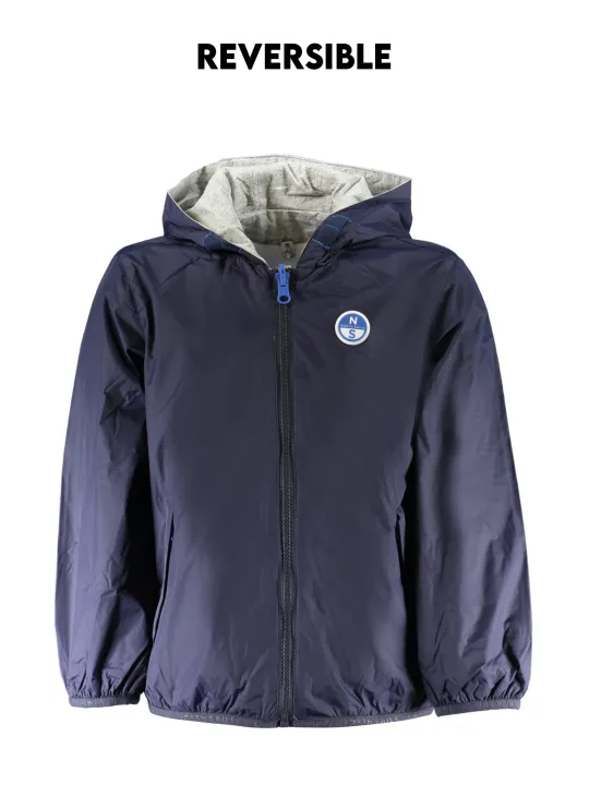 "North Sails Jacken im Sale | "North Sails Wendejacke mit Kapuze und Taschen, Bio-Baumwolle für Jungen" online kaufen"|Planet-Deluxe