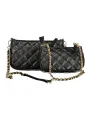 "VALENTINO BAGS Einzelstücke & Seltenheiten im Sale | Doppeltasche mit Kettenschultergurt und Handyhalter in Schwarz online kaufen"|Planet-Deluxe