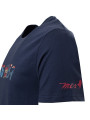 Navy T-Shirt mit Wolf-Logo