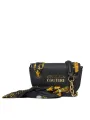 Schwarze Versace Ledertasche mit Logo