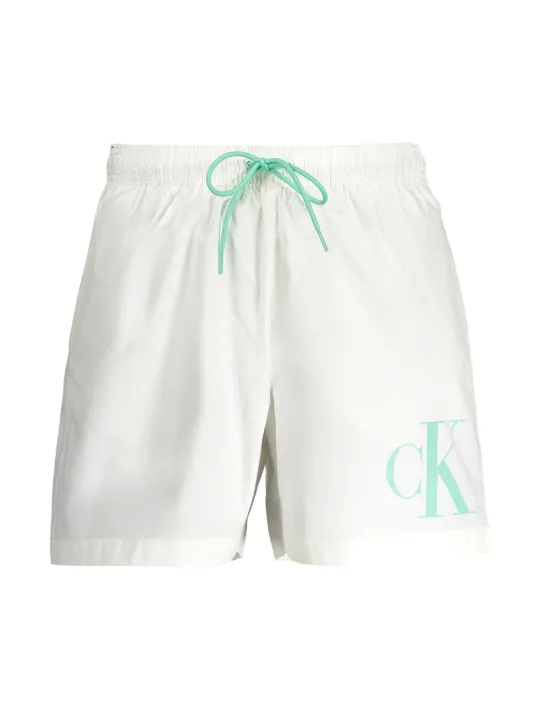 "Calvin Klein Badehosen im Sale | Calvin Klein Schwimmshorts mit Taschen und Logo aus Recyclingmaterial online kaufen"|Planet-Deluxe