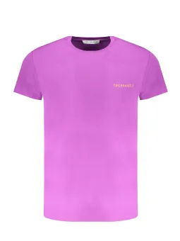 Trussardi Kurzarm T-Shirt mit Logoaufdruck – Rundhals