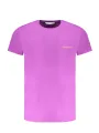 "Trussardi T-Shirts im Sale | Lila Rundhals TShirt mit Logoaufdruck online kaufen"|Planet-Deluxe